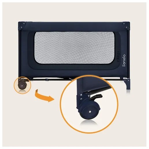 Lionelo - JASMIN EASY FOLD utazóágy tengerészkék