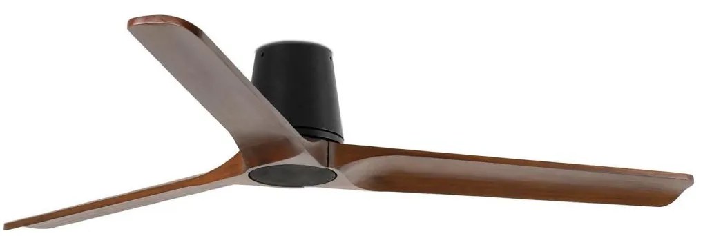 FARO 33839 - HEYWOOD TUB L mennyezeti ventilátor fenyő/fekete, Ø132 cm + DO