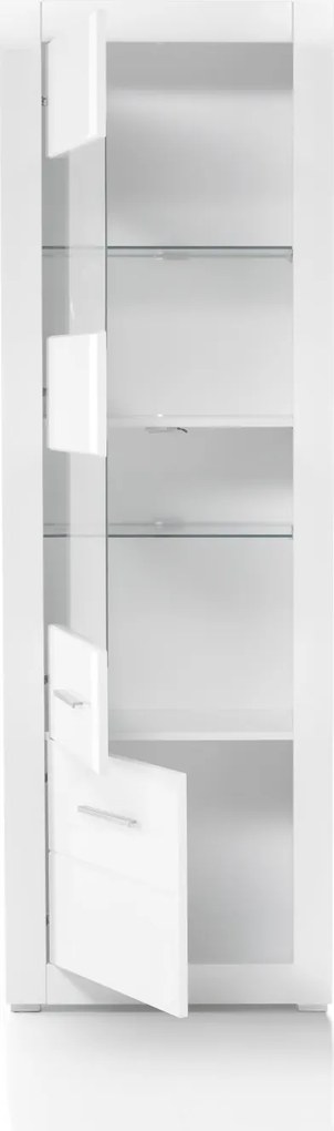 Bianco magas vitrin fényes fehér