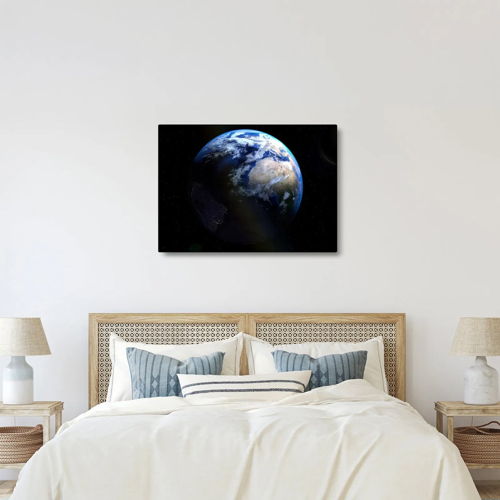 Föld és a Hold képe (70x50 cm)