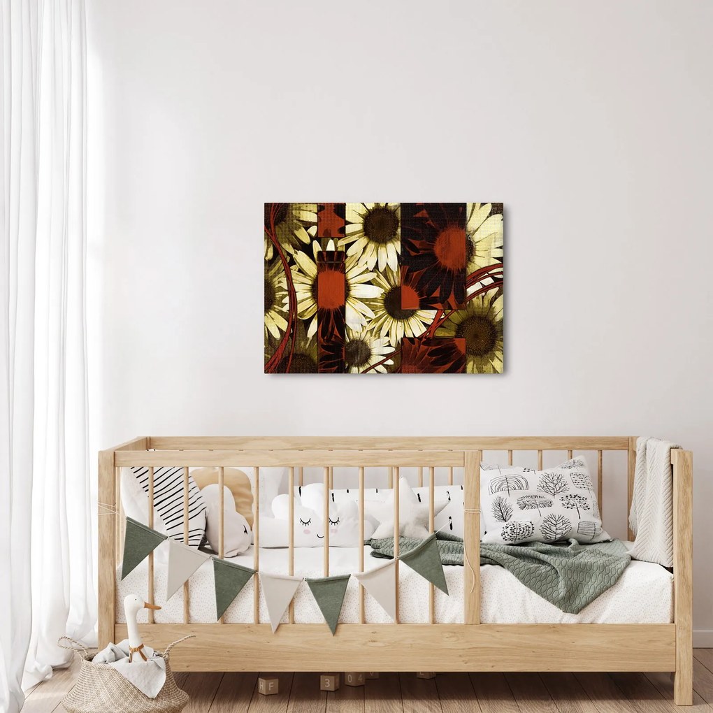 Virágok képe (70x50 cm)