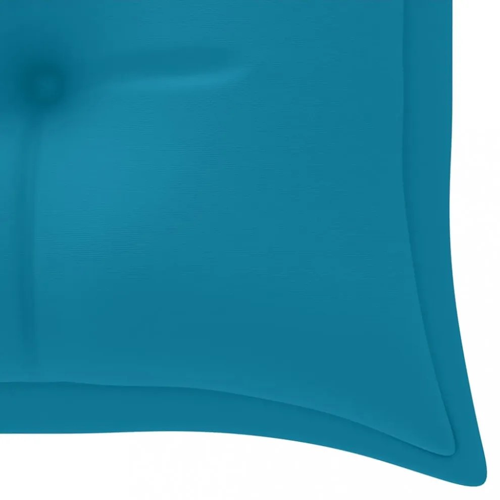 világoskék oxford szövet kerti padpárna 180 x 50 x 7 cm