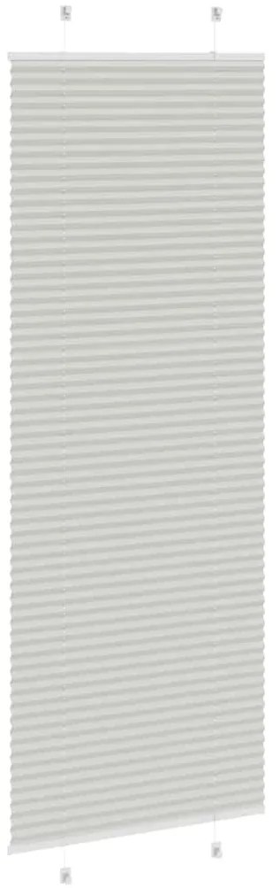 pliszírozott redőny világosszürke 80x200 cm szövetszélesség