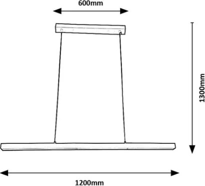 Brilagi - LED függőlámpa kábellel AXIS LED/30W/230V 120 cm fehér