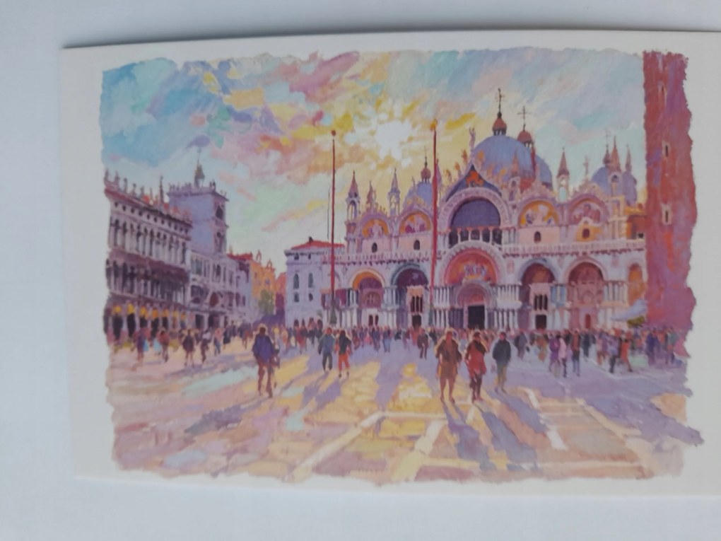 Grafika Keret Olaszország Velence 5