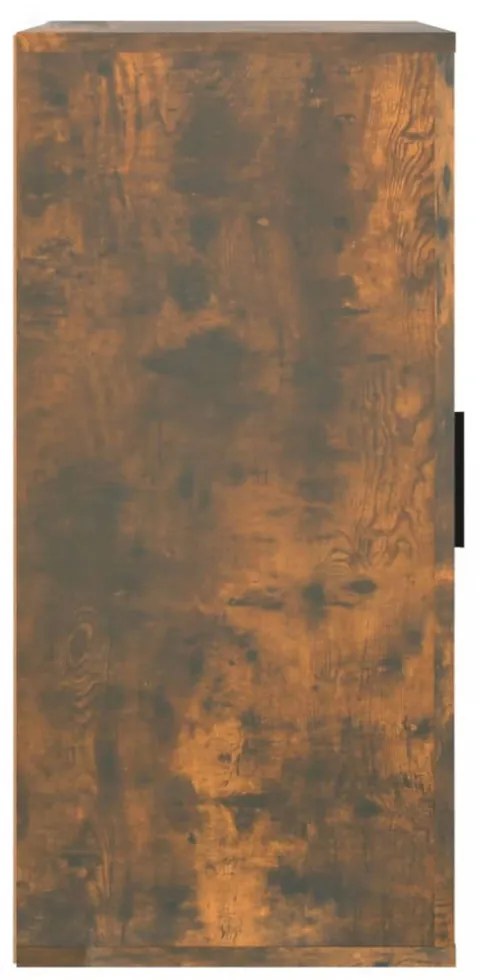 füstös tölgy színű szerelt fa tálalószekrény 40x33x70 cm