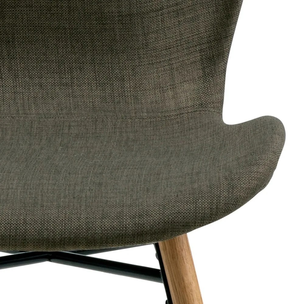 Zöld kárpitozott étkezőszék szett 2 db-os Batilda – Actona