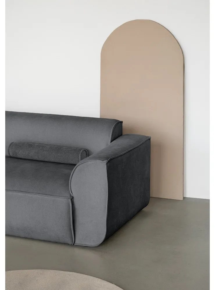 Szürke sarokkanapé (jobb oldali) Flex Felix – Miuform