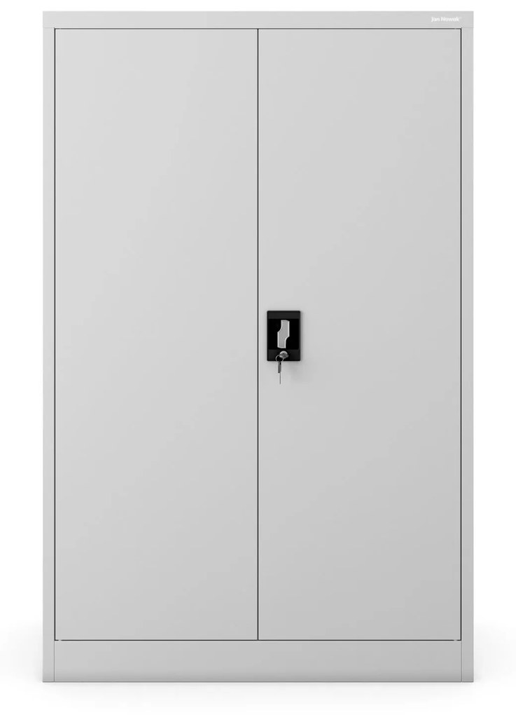 Fém iratszekrény KEVIN, 900 x 1400 x 400 mm, szürke