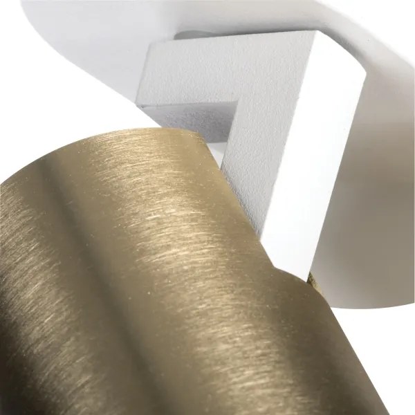 Kanlux 38966 - Spotlámpa LAURIN 3xGU10/10W/230V réz/fehér