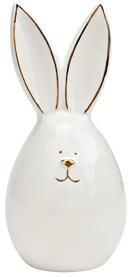 Kerámiai nyuszi AURIC BUNNY 14 cm fehér