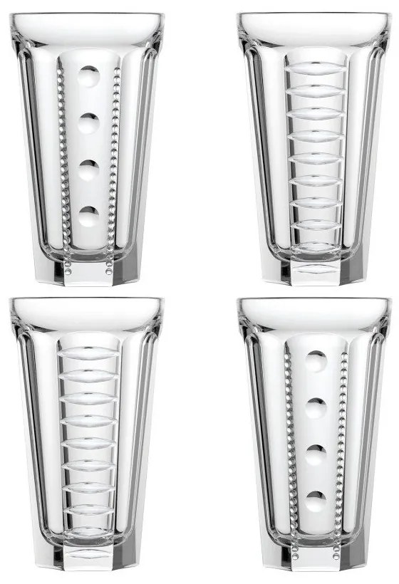 Saga 4 db long drink-es pohár, 340 ml - La Rochère