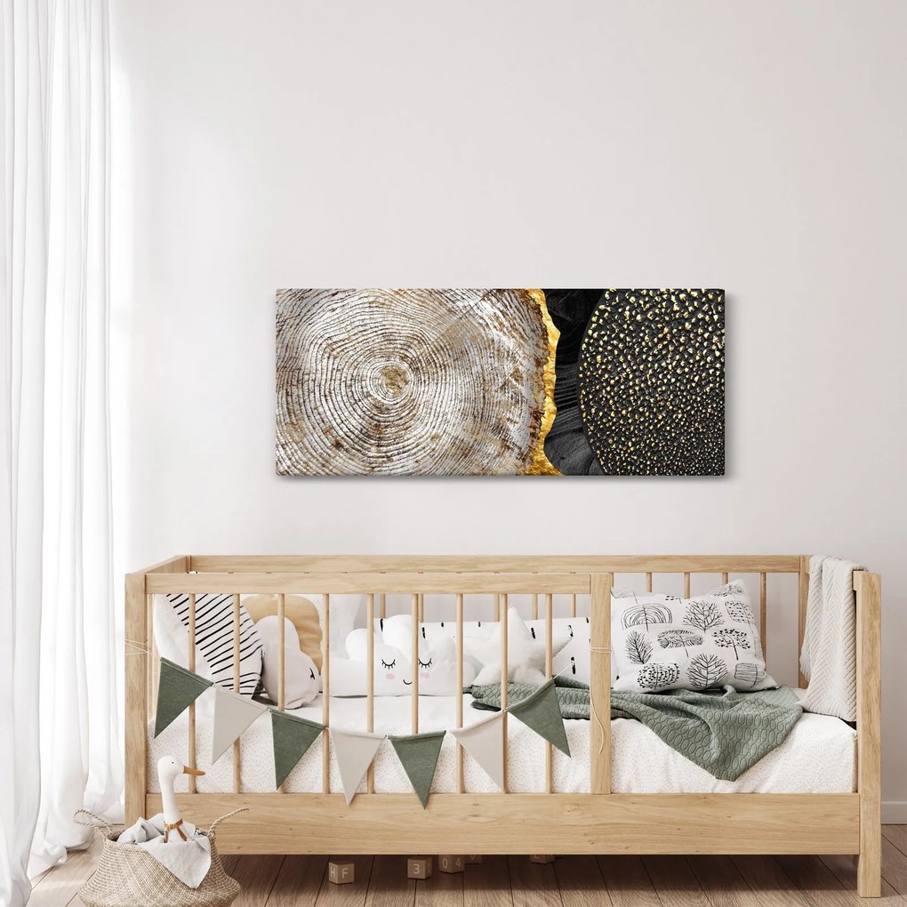 Kép - Fatörzs a kollázsban 2 (120x50 cm)