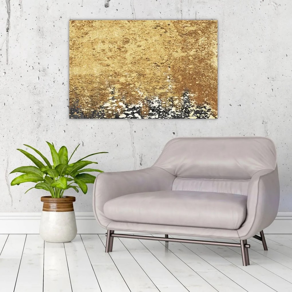 Kép - Arany szerkezet N⁰3 (90x60 cm)