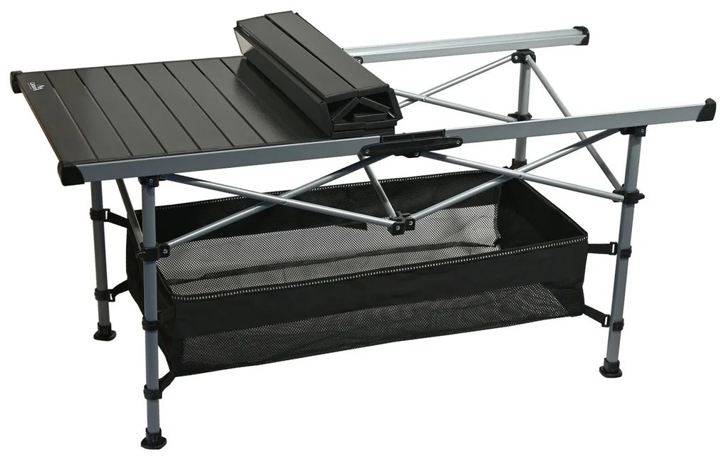 Cattara 13492 Roll Camping összecsukható asztal, 123 x 55 cm