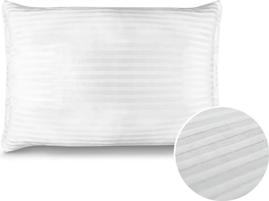 Párnahuzat 70x80cm Hotel Szőtt Damaszt 100% Mikroszálas