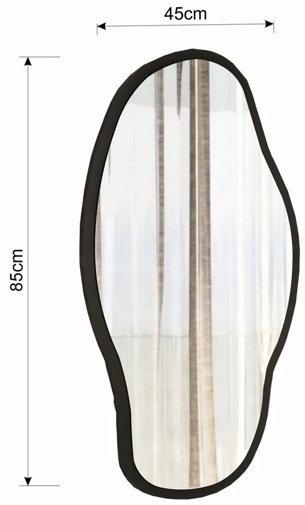 Couldy Transparent tükör 45 x 85 cm