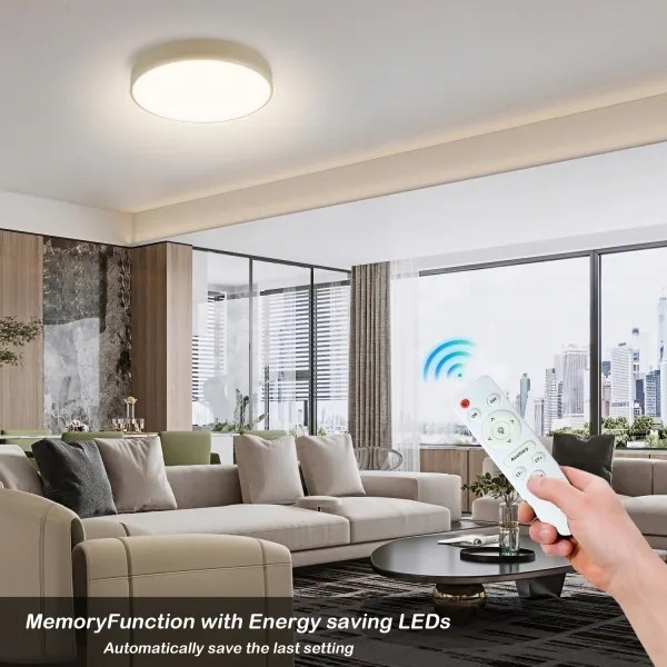 Brilagi - Dimmelhető LED lámpatest POOL LED/36W/230V 3000–6000K Ø 30 cm bézs + távirányító