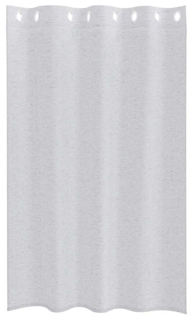 Függönyök függönyökkel 2 pcs Világosszürke 140x175cm Poliészter
