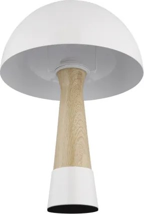 Globo 51570122 Asztali lámpa, fém matt homok színű, fém fa megjelenésű, PVC fekete kábel, billenőkapcsoló a kábelen, ø: 250mm, M: 365mm, kábel hossza 1500mm, 1x E27 ILLU 40W 230V izzó nélkül