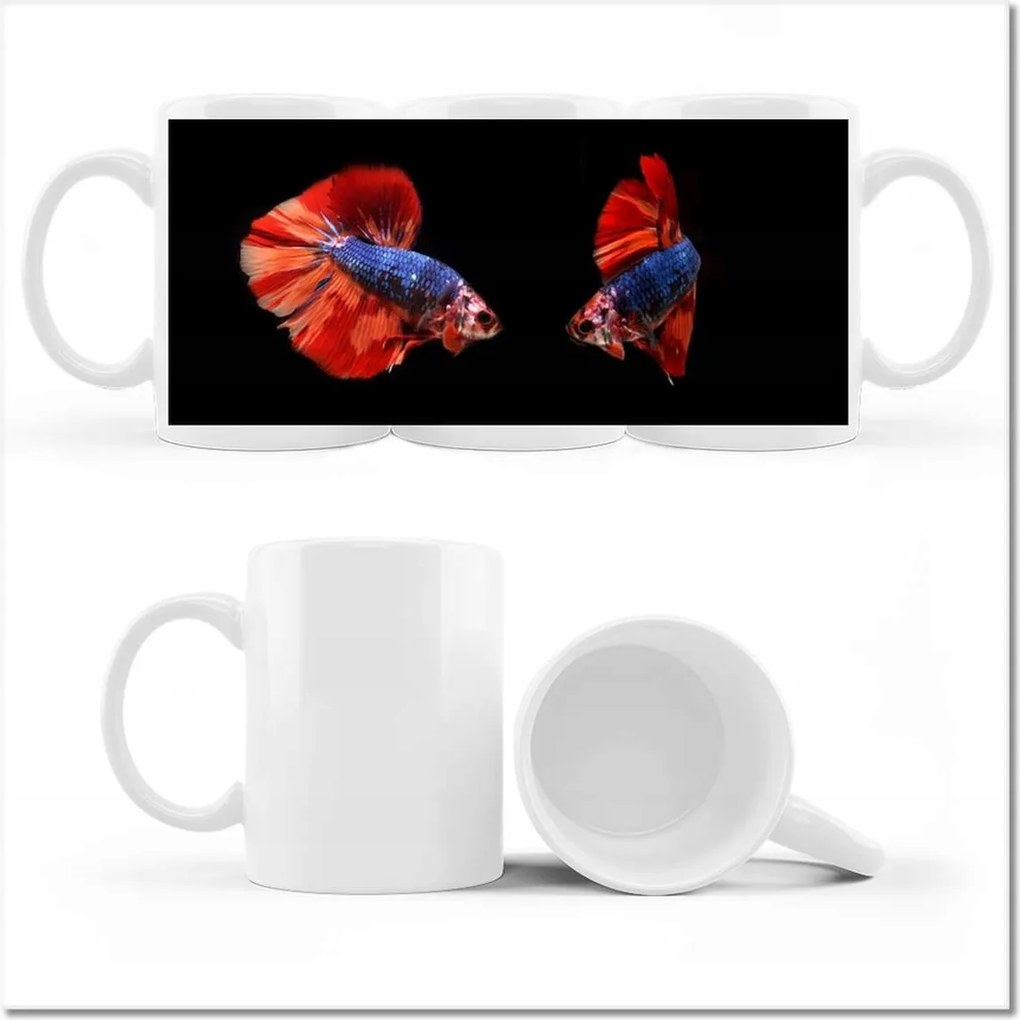 Fotó bögre Harcosok csodálatos halak