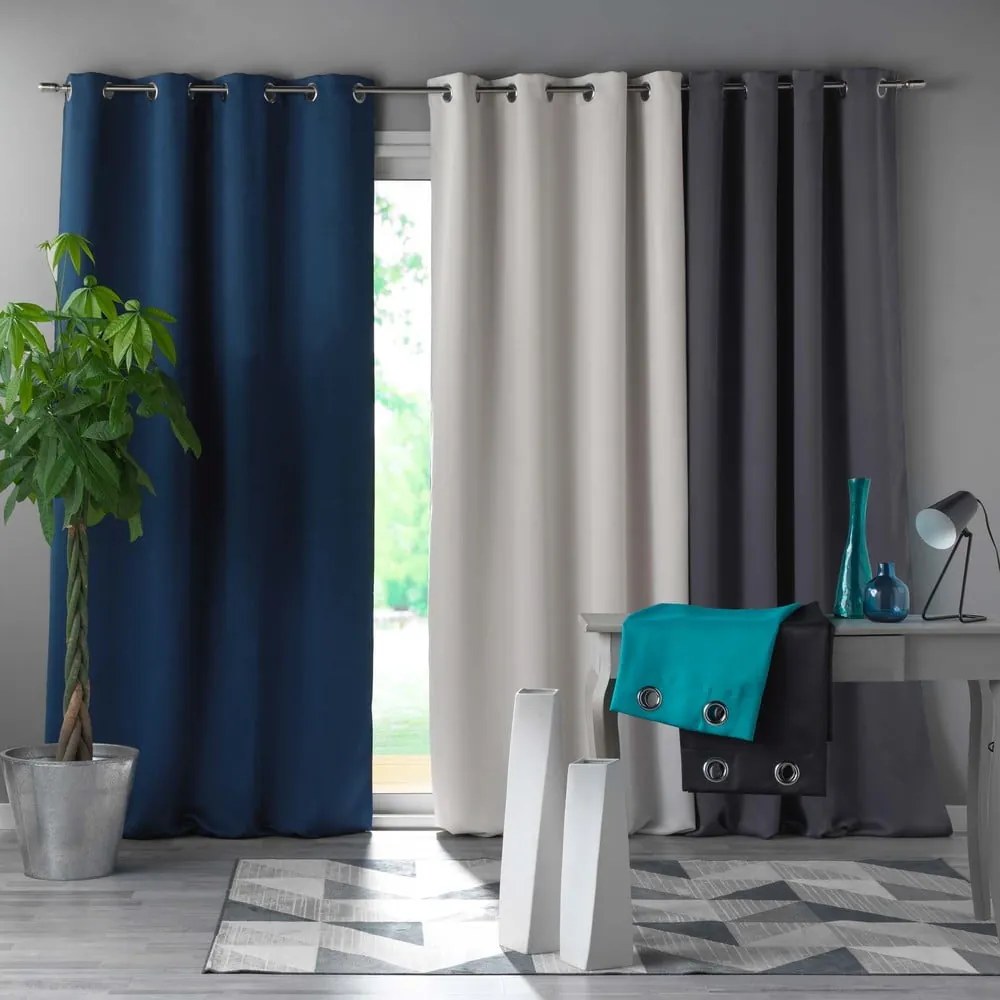 Khaki sötétítő függöny 135x240 cm Occult – douceur d'intérieur
