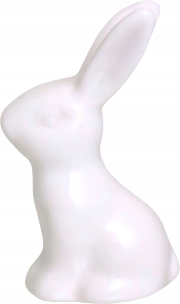 Kerámia nyuszi Fehér 3,5x4,2x7,2 cm Húsvéti Dekoráció