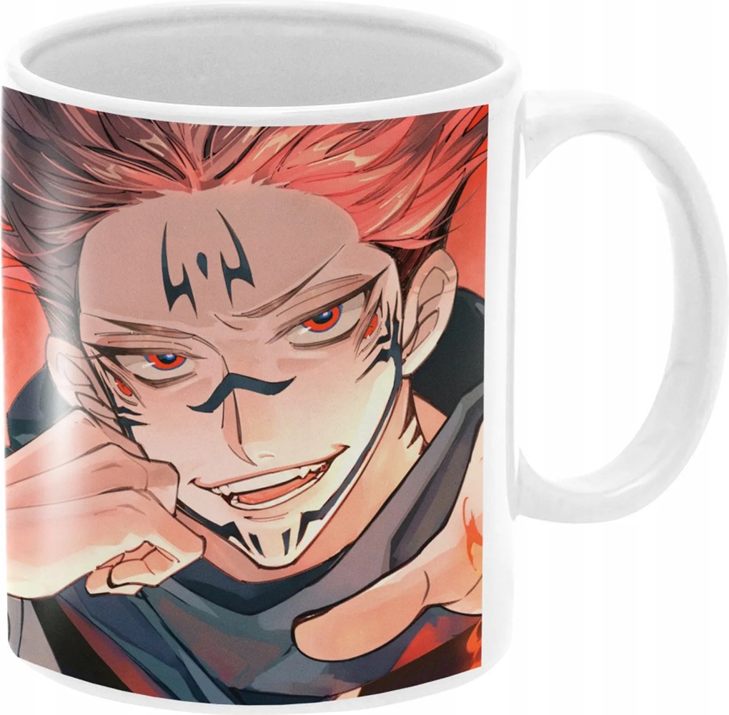 Bögre Sukuna Jujutsu Kaisen Jjk Anime Manga Ajándék 330ml Csomagolás