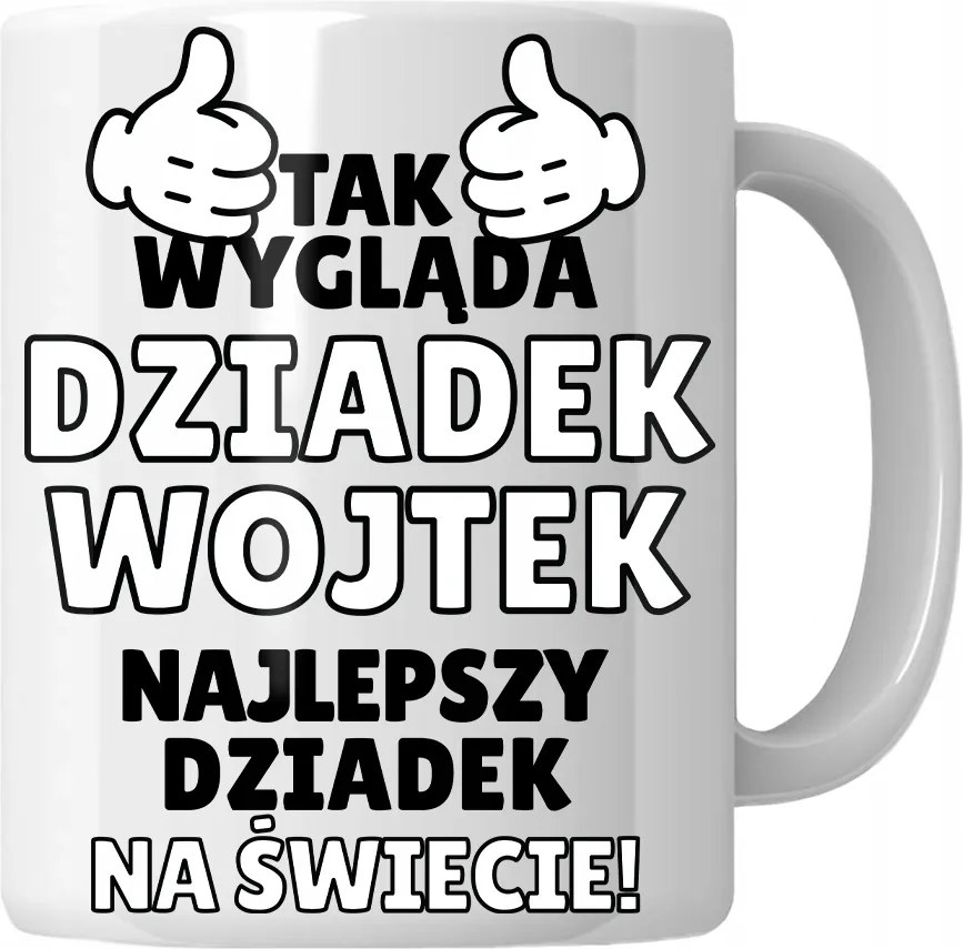 Bögre Így néz ki a legjobb nagypapa [válassz Nevet]