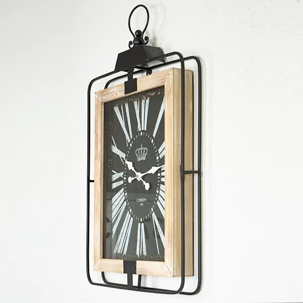 Falióra 1xAA 76x46 bézs/fekete