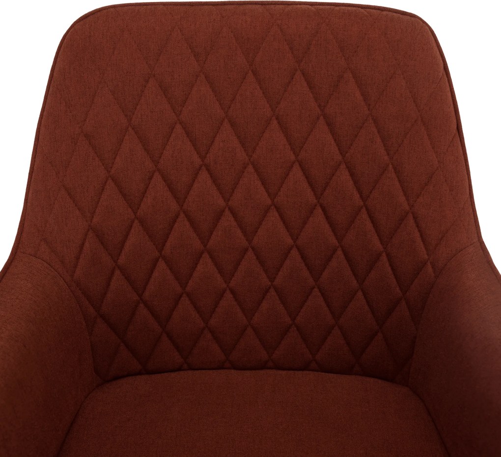 Design fotel, barna/fekete, OSKOR