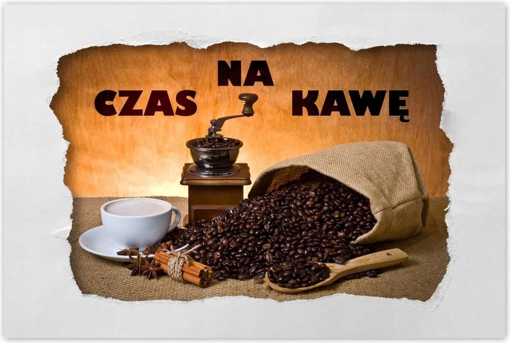 Poszterek 90x60 Kávé Itt a kávé ideje