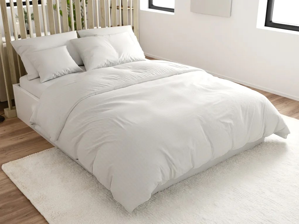 DENYX fehér krepp ágyneműhuzat Ágyneműhuzat mérete: 70 x 90 cm | 140 x 200 cm