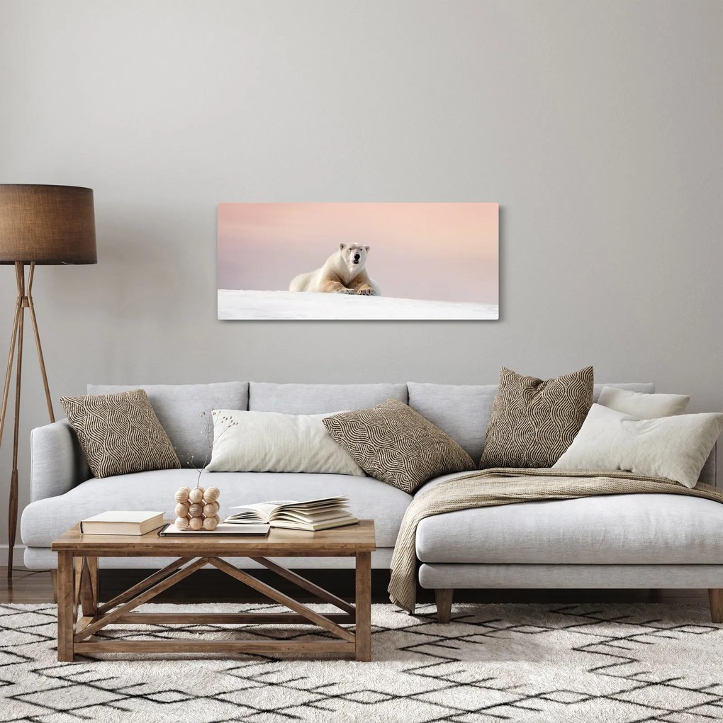 Kép - Jegesmedve (120x50 cm)