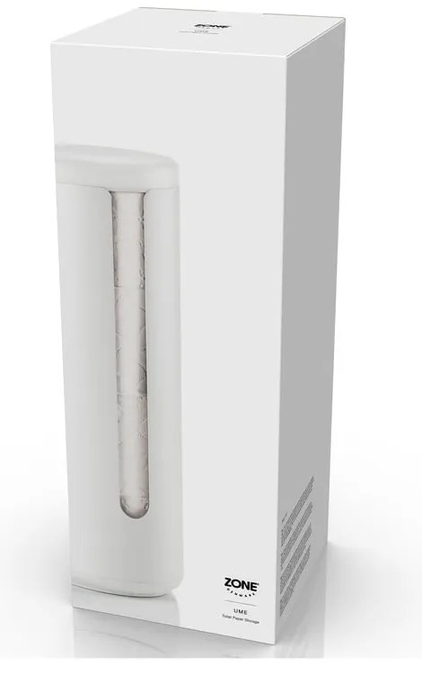 Fehér fém WC-papír tartó állvány Ume – Zone