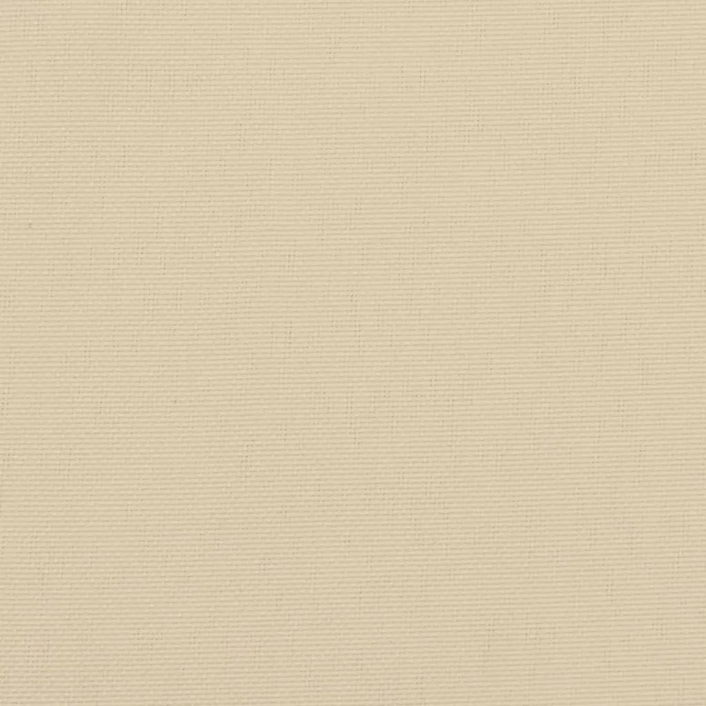 2 db bézs oxford szövet kerti padpárna 150 x 50 x 7 cm
