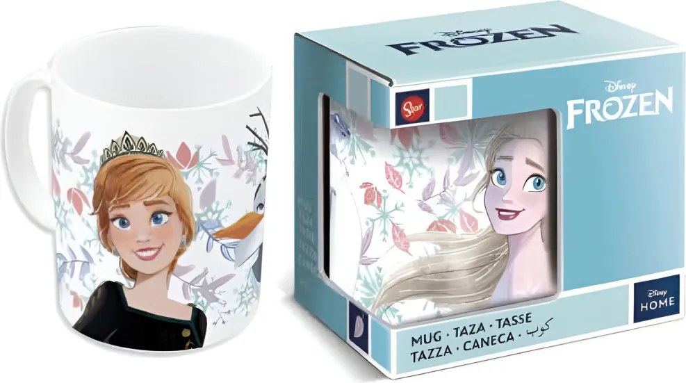 Disney Jégvarázs Snowy Tale porcelán bögre 325 ml (11 oz) Díszdobozban