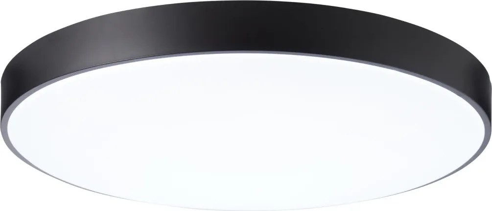 BRILLIANT HK17795S76 SLIMLINE Kerek Mennyezeti Lámpa Fehér, Fekete LED IP20