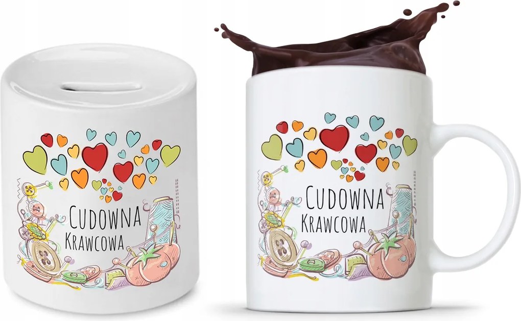 Szabó Bögre Persely Szett fényképes nyomtatással