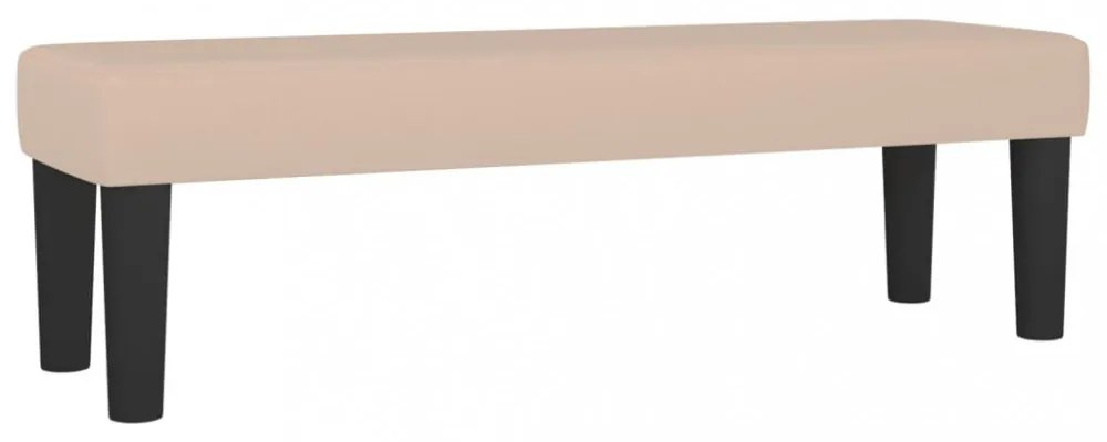 cappuccino műbőr pad 100 x 30 x 30 cm