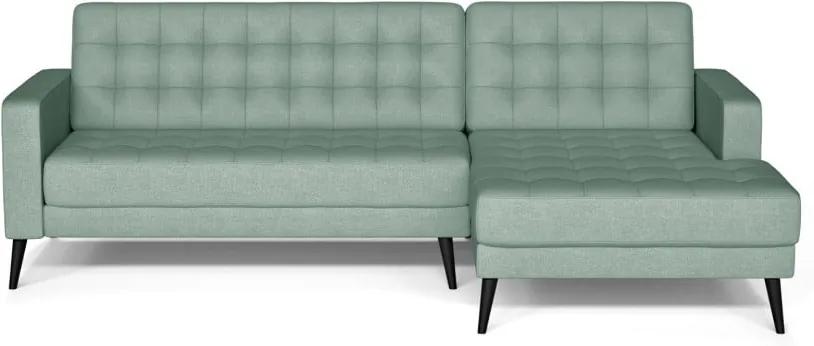 Boston égszínkék kanapé, jobb oldali kivitel - Prêt à Meubler Classics
