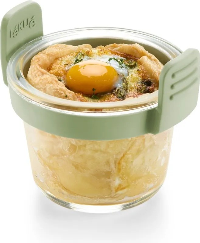 Üveg sütőforma szett forrólevegős fritőzhöz 4 db-os ø 9,5 cm – Lékué