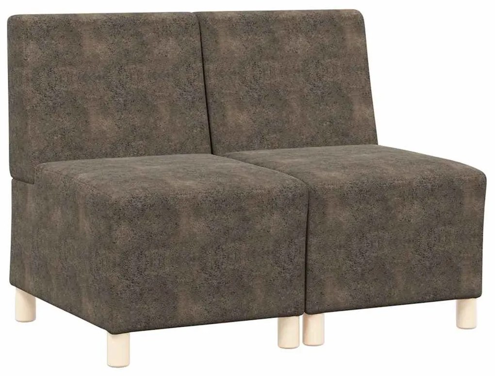 Fotel 2 pcs Sötétszürke 55 x 74 x 82 cm Műbőr velúr