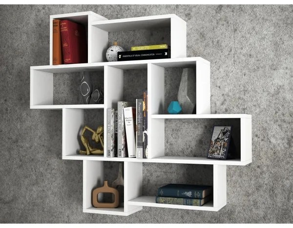 Fali polc PAROLA 103,5x115,5 cm fehér