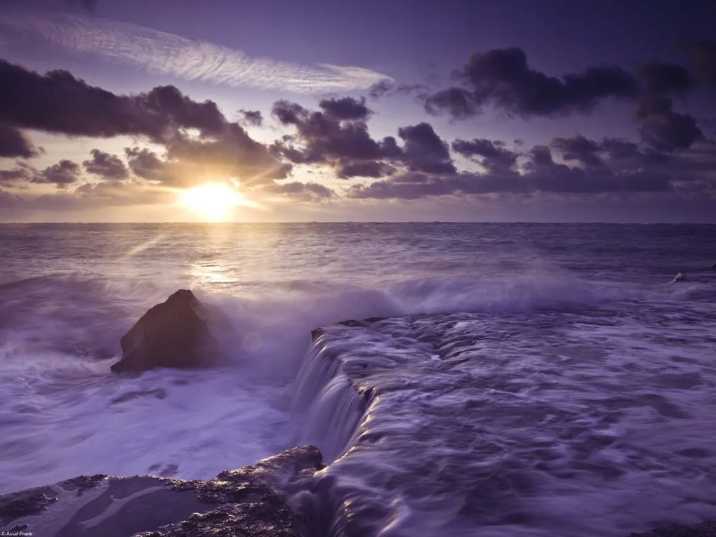 Poszter 40x30 cm Portland Bill Sunrise, Assaf Frank