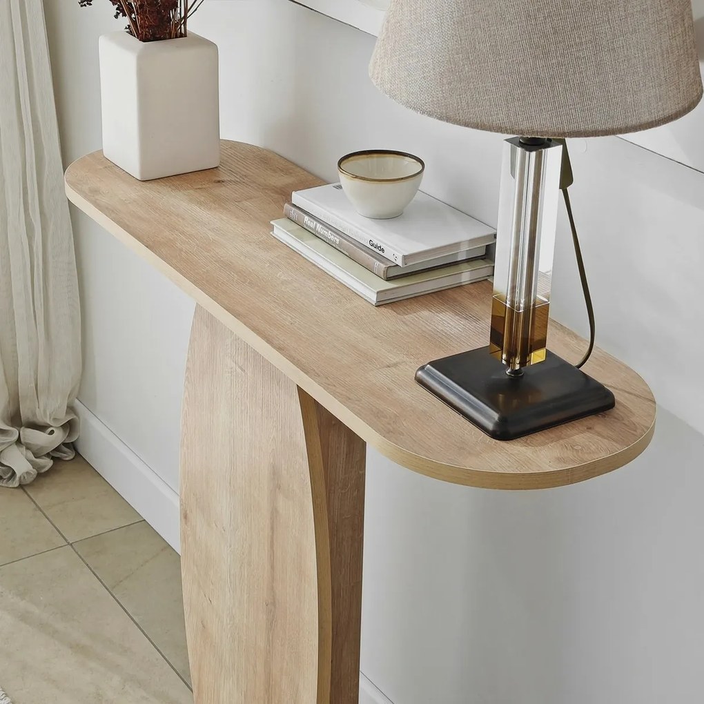 Ellittica Sapphire Oak összecsukható konzolasztal