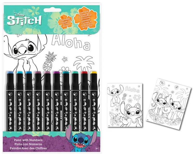 Disney Lilo és Stitch, A csillagkutya számos színező