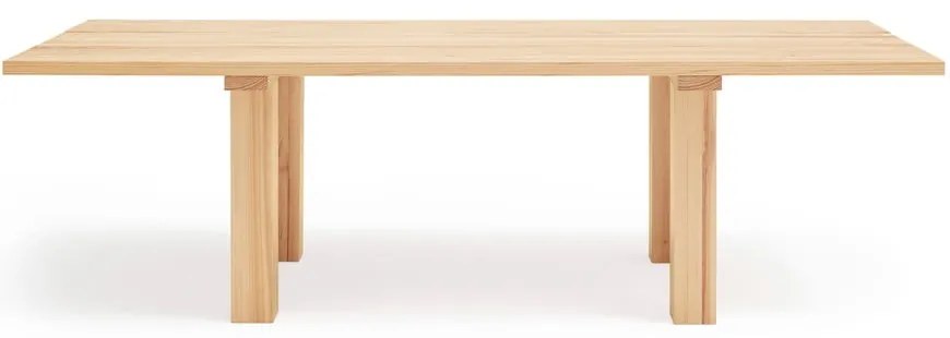 Étkezőasztal borovi fenyő asztallappal 100x260 cm Banda – Teulat