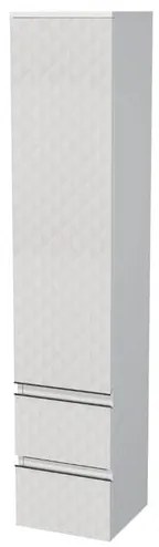 Fürdőszobaszekrény magas SAT Cube Way 32,5x163x33 cm fehér matt CUBE3DV351DL2ZBP