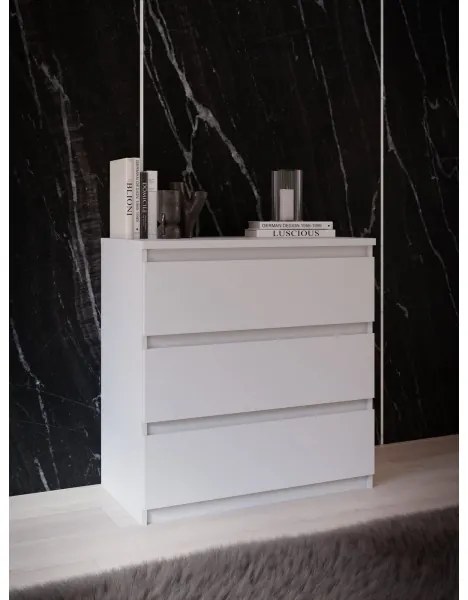 MAO fiókos komód, fehér